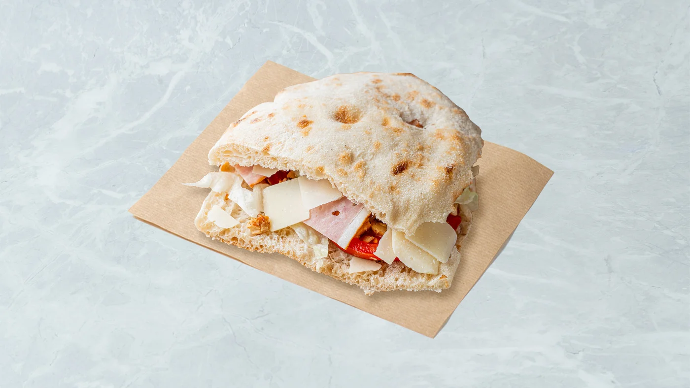 Focaccia κοτόπουλο